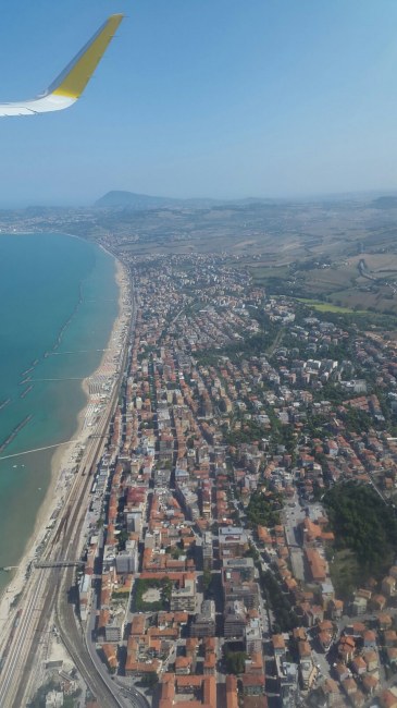 Vista dall'aereo