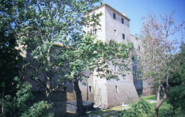 Vista del castello di Rocca Priora lato mare