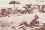 Immagine n°10 della spiaggia di Falconara in una vecchia cartolina